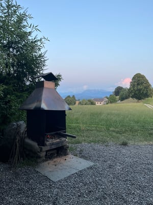 Damen 5. Liga beim Grillieren