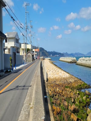 海が目の前の土地