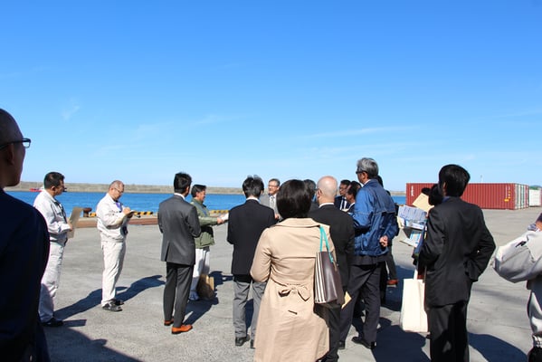 八代港港湾振興協議会における視察研修