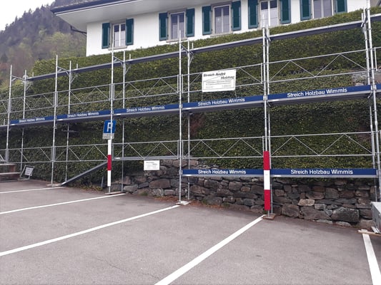 Sanierung Bruchsteinmauer, Pfarrhaus Wimmis, André Iseli Steinmetz, 