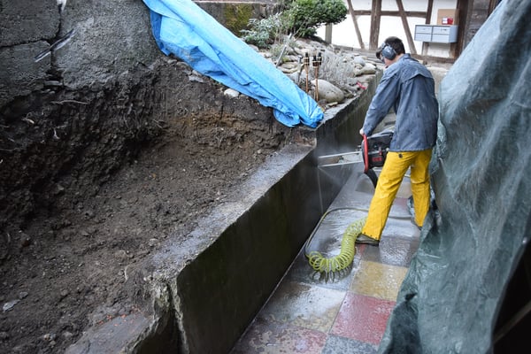 Motorsäge für Naturstein, Diamant Kettensäge-Steinhauer