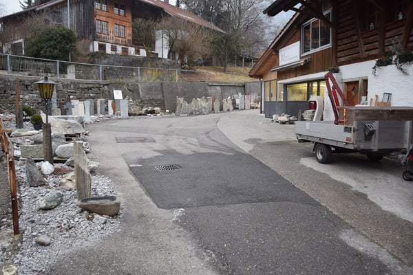 Werkstatt, Atelier, Ausstellung, Steinmetz Wimmis