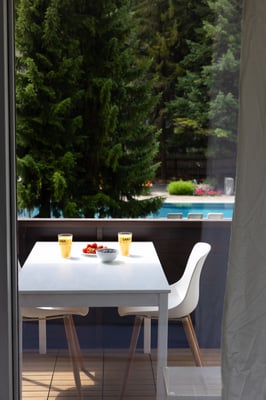 Laax, Ferienwohnung, mit Pool