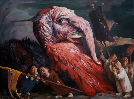 Der Anführer // The leader // 领袖, 2013, 180 x 240 cm