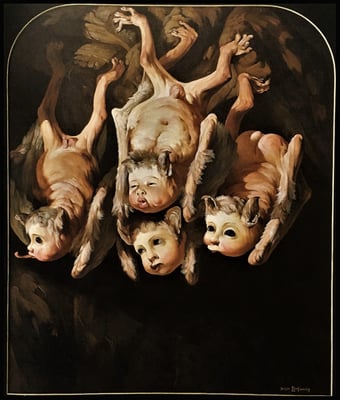 Meine Blutsauger // My bloodsuckers // 我的小吸血鬼们, 2006, 180 x 150 cm