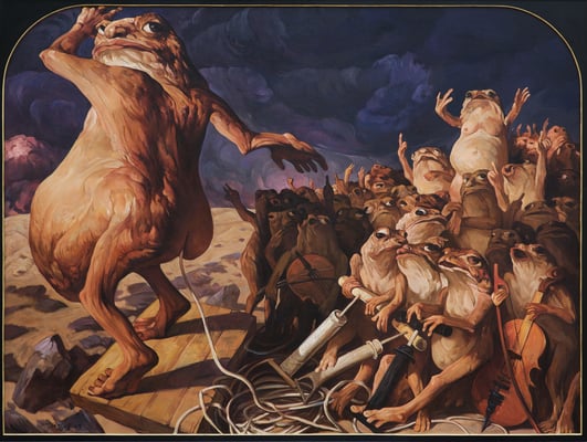 Glaube macht stark II // Faith gives you strength II // 相信也是一种力量 (之二), 2009, 180 x 280 cm