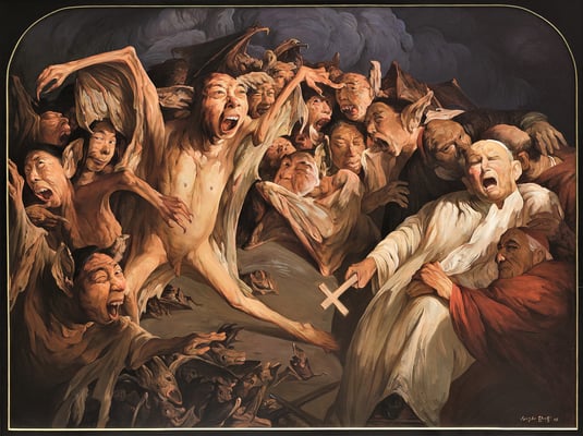 Der Kelch der Päpste I // The chalice of the popes I // 教皇 (之一) , 2008, 180 x 240 cm