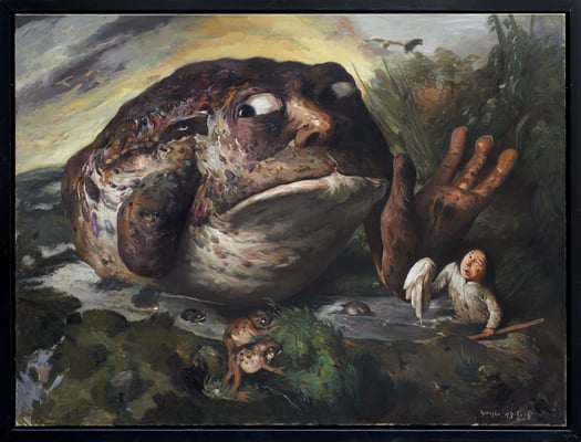 Eine Hand wäscht die andere II // One hand washes the other II // 肮脏的交易 (之二), 2013, 160 x 240 cm