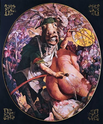 Der Gärtner // The gardener // 园艺师, 2001, 180 x 150 cm