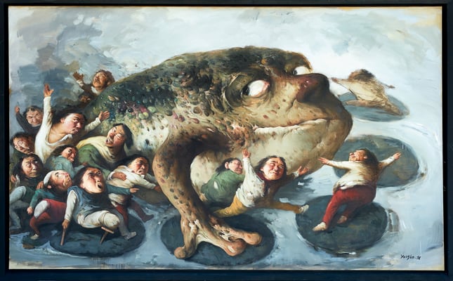 Die Regeln der Freiheit bestimme ich // It's me who determines the rules of freedom // 自由的规则由我来定, 2016, 180 x 280 cm