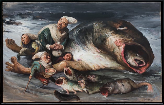 Die Korruption gedeiht überall II // Corruption thrives everywhere II // 腐败无处不在 (之二), 2016, 180 x 280 cm