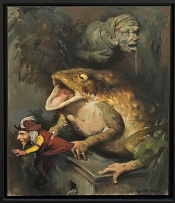 Erasmus, 2017, 100 x 80 cm