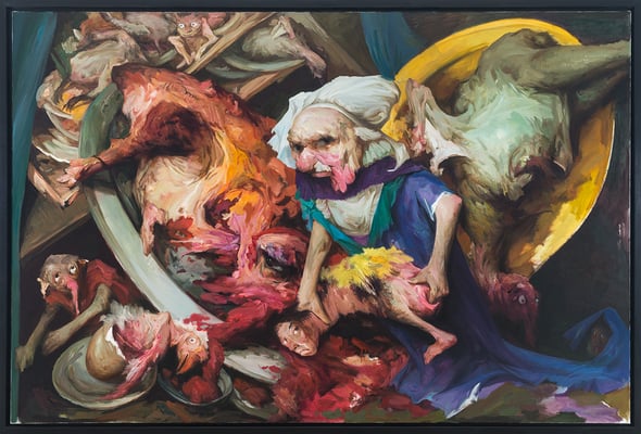 Das letzte Gericht II // The last judgment II // 最后的审判 II, 2023, 160 x 240 cm