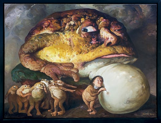 Eine kleine Nadel ist oft genug I // A small needle is often enough  I // 往往一根小针就足够了(之一), 2012, 180 x 240 cm