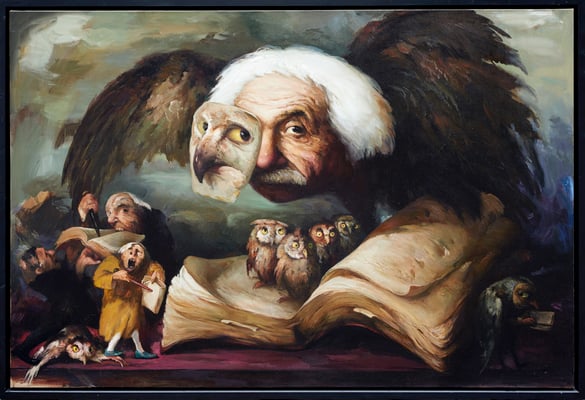 Die Feinde der Weisheit I // The enemies of wisdom I // 文明最大的敌人是愚蠢  (之一], 2017, 160 x 240 cm