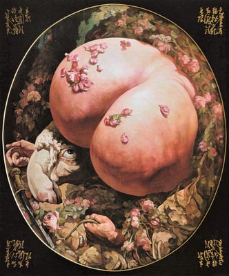 Dornröschen // Sleeping beauty // 睡美人, 2002, 180 x 150 cm