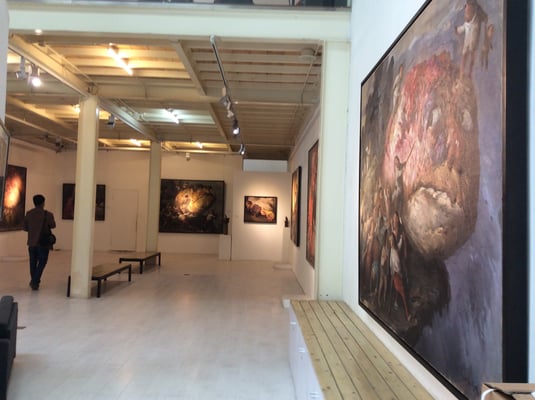 Solo exhibition Yongbo Zhao at the Sanmu Art Gallery, Art Zone 798, Beijing (Photo: Klaus Kiefer)