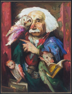 Dann verstehst du die Belehrung // Then you will understand the instruction // 然后你就会明白指示的意思了, 2024, 130 x 100 cm