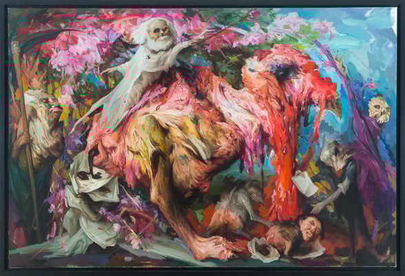 Dünger für die Blumen III // Fertilizer for the flowers III // 花卉的肥料 III, 2022, 160 x 240 cm