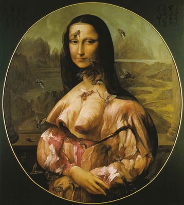 Mona Lisa // 蒙娜丽莎, 1995, 180 x 160 cm