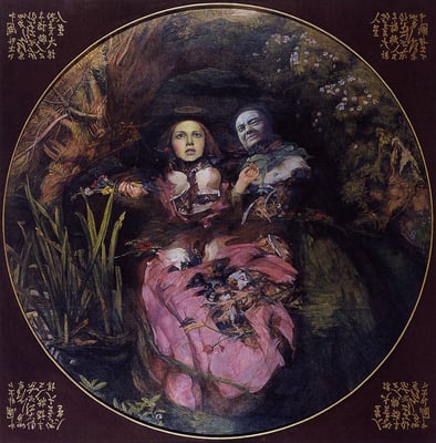 Ophelia und Mao II // Ophelia and Mao II // 欧菲莉亚和毛 (之二),  2000, 180 x 180 cm
