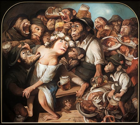 Bayerische Leidenschaft I // Bavarian Passion I // 巴伐利亚州人的激情 (之一), 2006, 160 x 180 cm