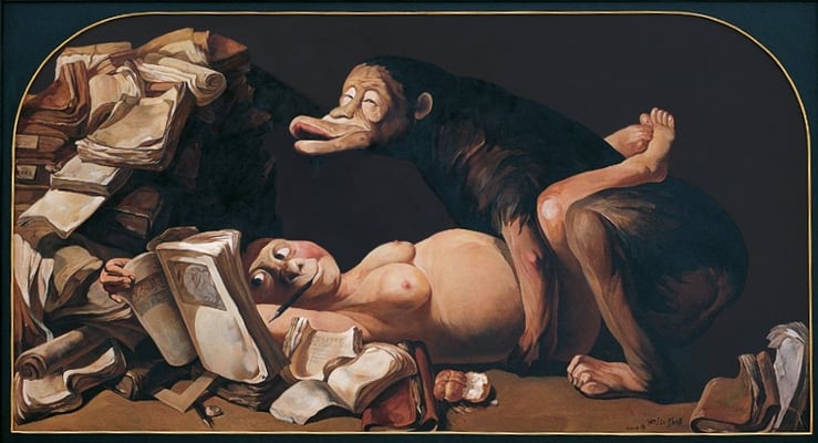 Literatur lebt // Literature lives // 文学的存在, 2005, 120 x 240 cm