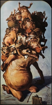 Berliner Theater II // Berlin Comedy II // 柏林喜剧 (之二) , 2010, 270 x 140 cm