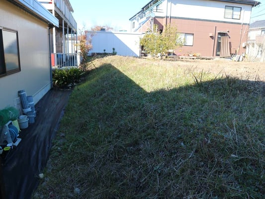 南側の境界の様子