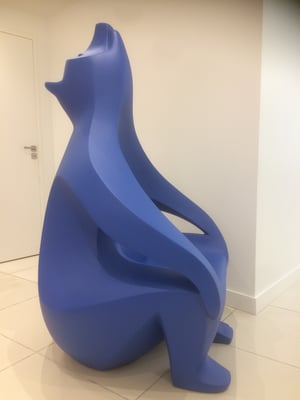 Grand Fauteuil Ours - Bleu, rouge ou blanc