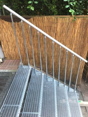 Treppe im Außenbereich "Fischmarkt" - Foto (5): KÄPPLER BauTíschlerei