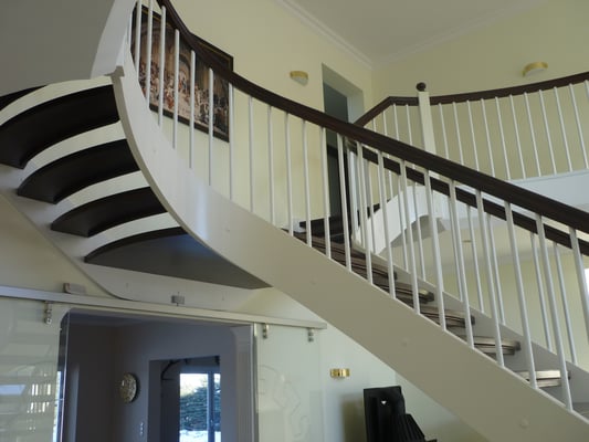 Treppen-Sonderanfertigung in Buche, "Jork" (5) - Foto: KÄPPLER BauTischlerei