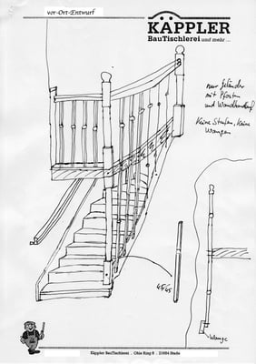 Treppenrenovierung Elm - Foto (1): KÄPPLER BauTischlerei 
