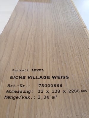 Bodenbelag Parkett "Eiche Village weiß" (4) - Foto: KÄPPLER BauTischlerei