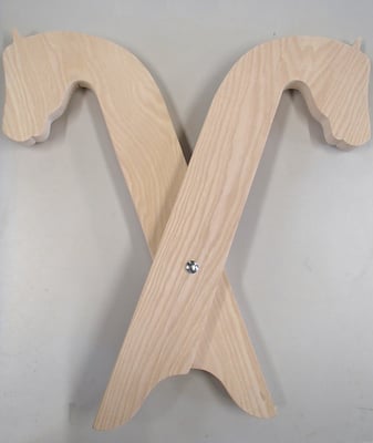 Sonderanfertigung " Giebelschmuck Niedersachsenpferde " Nachbau (1) Foto: KÄPPLER BauTischlerei