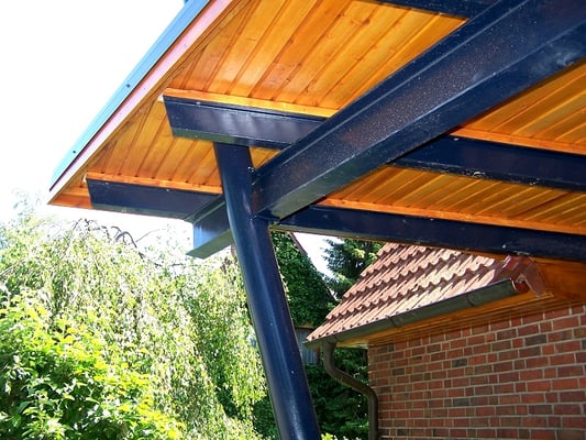 Carport mit Stahlkonstruktion, "Stade - Hagen" (2) - Foto: KÄPPLER BauTischlerei 