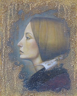 白いシャツ  /  2011  /  273x220mm  /  Oil on canvas　