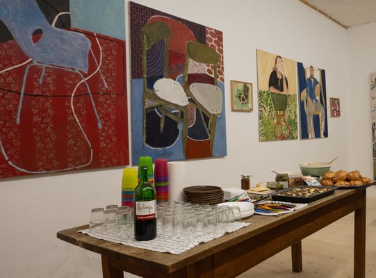 Eva Hradil, Extrazimmer, privates Einweihungsfestl,Foto: Christian Horak