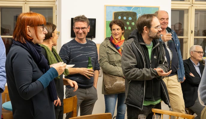 Eva Hradil, Extrazimmer, privates Einweihungsfestl,Foto: Christian Horak