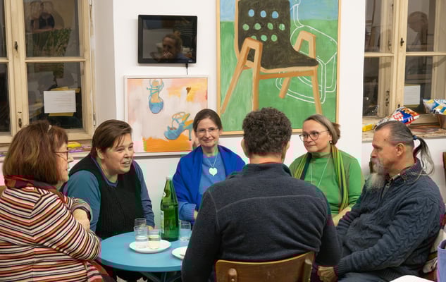 Eva Hradil, Extrazimmer, privates Einweihungsfestl,Foto: Christian Horak