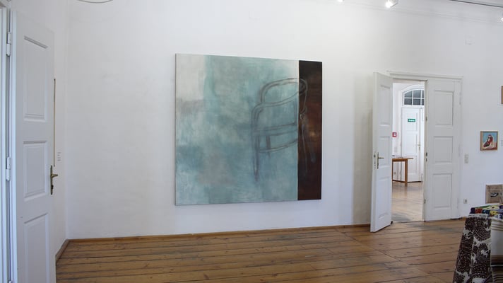 Ausstellung "Menschenufer Großer Raum: "Fliegen können", "Katjas Schuh I"