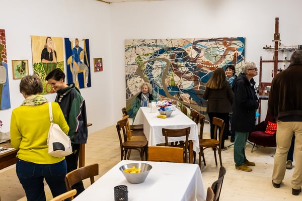 Eva Hradil, Extrazimmer, Tage der offenen Ateliers im Land NÖ 2024, Foto: Alfred Horak