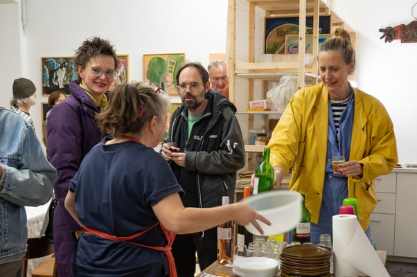 Eva Hradil, Extrazimmer, privates Einweihungsfestl,Foto: Christian Horak