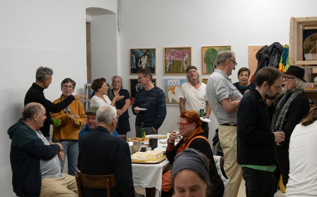 Eva Hradil, Extrazimmer, privates Einweihungsfestl,Foto: Christian Horak