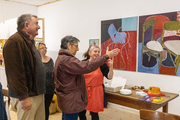 Eva Hradil, Extrazimmer, Tage der offenen Ateliers im Land NÖ 2024, Foto: Alfred Horak