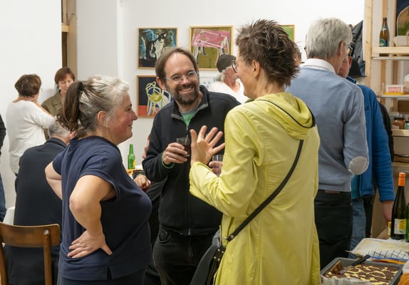 Eva Hradil, Extrazimmer, privates Einweihungsfestl,Foto: Christian Horak