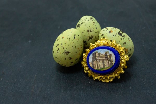 Goldschmiede Jürg Roduner Oster Schmuck Antike Brosche 