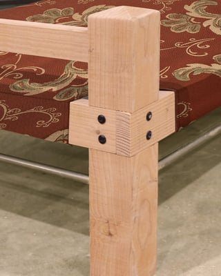 canapé de jardin bois douglas made in france