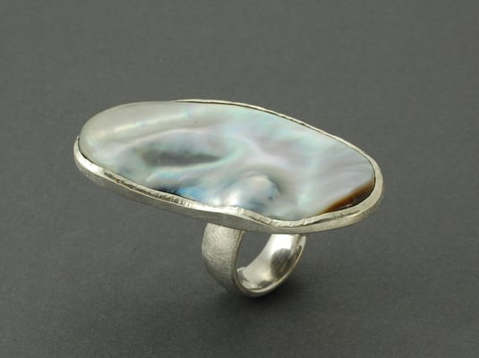 Ring, handgefertigt, Silber, absolutes Unikat