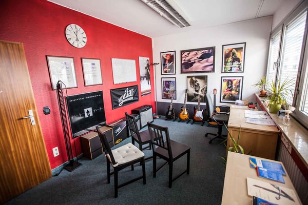 Musikschule Music Secrets in Nürnberg Gitarren Übungsraum 